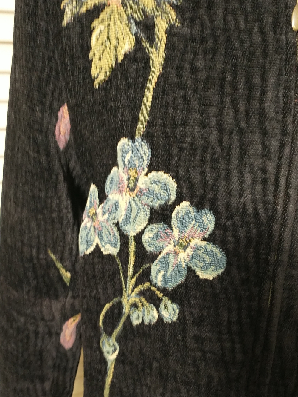Cabi Black Floral Tapestry Embroidered Jacket, Size Medium, Gramcore, Cottagecor - Picture 3 of 9